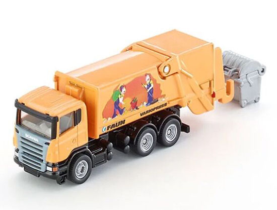 1:87 Scale Kids Yellow SIKU 1890 Diecast Garbage Dump Truck Toy