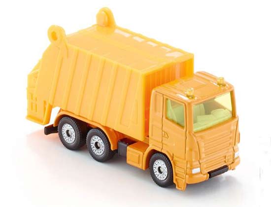 Kids Mini Orange SIKU 0811 Diecast Garbage Dump Truck Toy