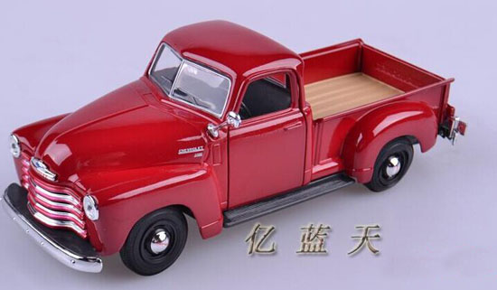 1//25 Maisto Red 1950 Chevrolet 3100 Pickup Vehicle Car Model Toy Gift