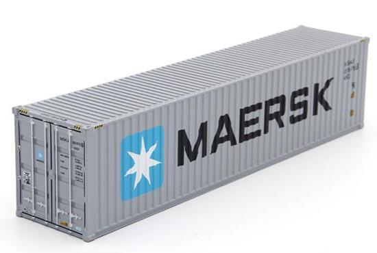 Silver 1:50 Scale MAERSK Diecast Container Model