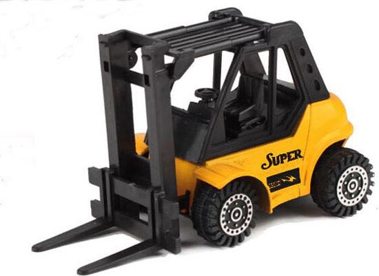 1:64 Scale Kids Yellow Diecast Forklift Truck Toy