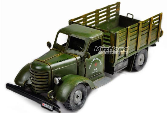 Large Scale Vintage Tinplate 1956 China FAW Jiefang Army Truck