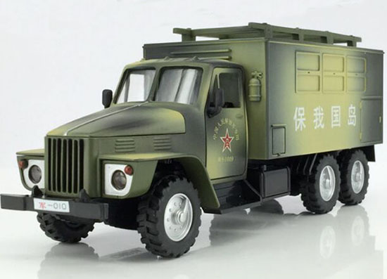 Kids Army Green Diecast Jiefang Army Truck Toy