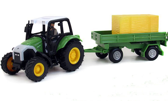 Kids Green Diecast Farm Forage Transport Truck Toy