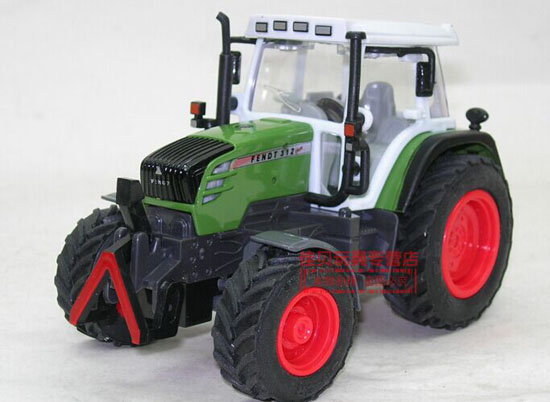 1:32 Scale Kids Orange / Green Diecast Tractor Toy