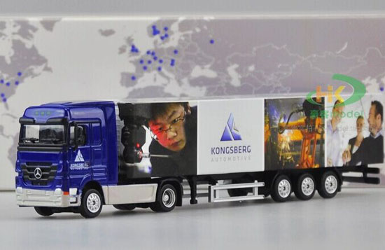 1:87 KONGSBERG Diecast Mercedes-Benz Container Truck Model