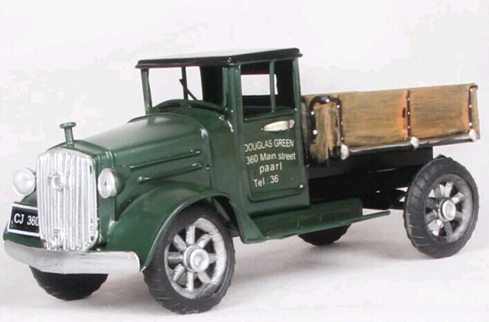 Medium Scale Handmade Tinplate Vintage Truck Model