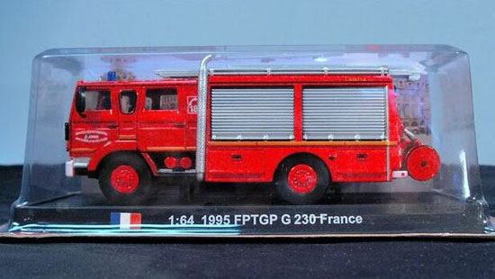 1:64 Scale Red Diecast 1995 FPTGP G 230 France Model