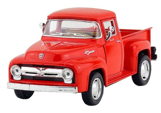 Kids 1:38 Yellow / Red / Black /White Diecast Ford F-100 Pickup