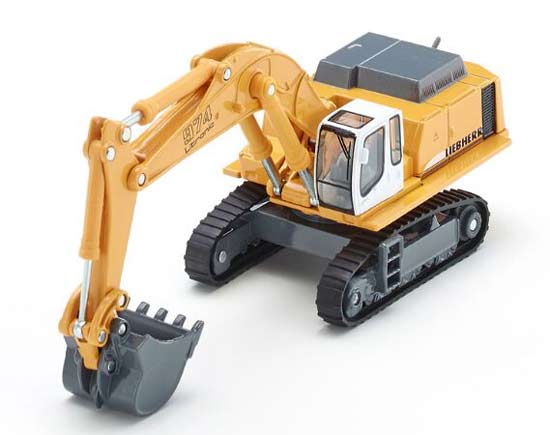 Kids 1:87 Scale Yellow SIKU 1874 Diecast Liebherr Excavator Toy