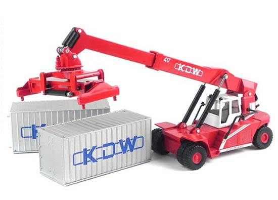 Red Kids 1:50 Scale Diecast Reach Stacker Toy