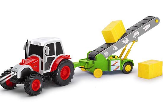 Kids 1:32 Scale Red Diecast Farm Transport Truck Toy