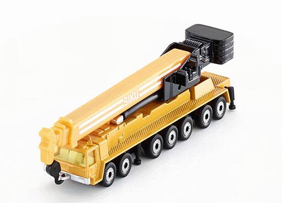 Kids Yellow SIKU 1623 Diecast Crane Toy