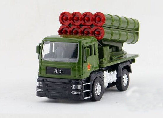 Army Green Kids Guided Missile Diecast Army Truck Toy