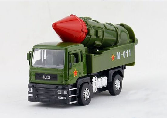 Guided Missile Army Green Kids Diecast Army Truck Toy