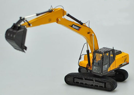 Yellow 1:35 Scale Diecast Sany 215C-9 Excavator Model