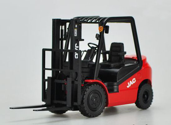Red 1:25 Scale Diecast JAC Forklift Truck Model