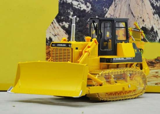 1:35 Yellow Diecast ZOOMLION ZD220-3 Crawler Bulldozer Model