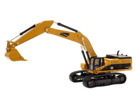 Kids Yellow 1:50 Scale Diecast Excavator Toy