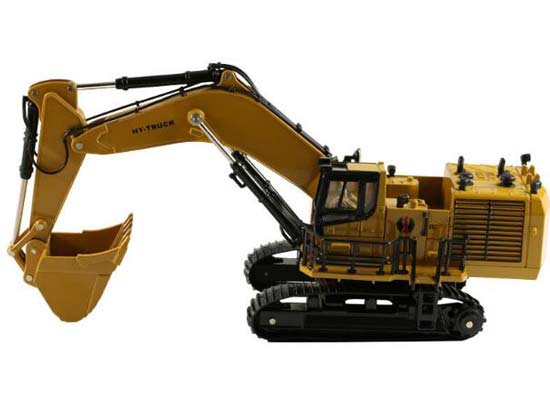 Kids Yellow 1:50 Scale Diecast Excavator Toy