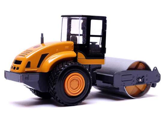 1:25 Scale Kids Yellow Diecast Single Drum Road Roller Toy