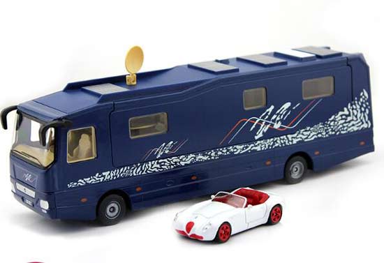 Blue 1:50 Scale Kids SIKU 1943 Diecast Motor Homes Bus Toy