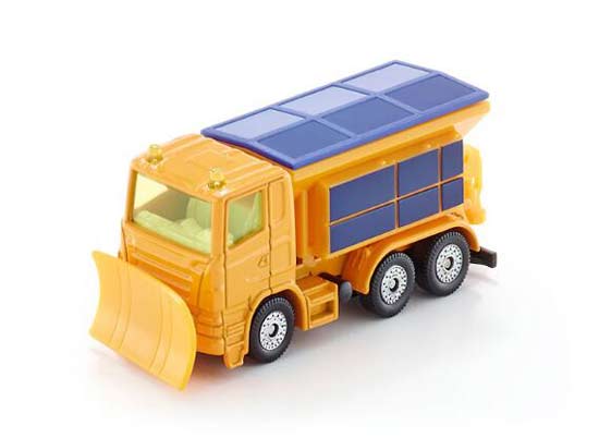 SIKU 1309 Yellow Kids Mini Scale Diecast Snow Plow Toy