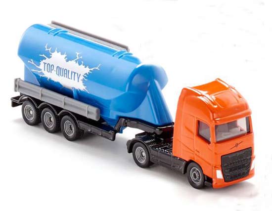 1:87 Scale Kids Orange SIKU 1792 Diecast Semi Truck Toy