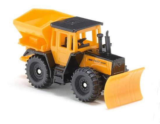 Yellow Mini Scale Kids SIKU 1478 Diecast Snow Plow Toy