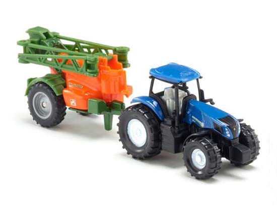 Kids Blue Mini Scale SIKU 1668 Diecast Farm Truck Toy
