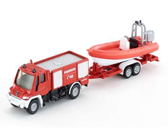 Red Kids SIKU 1636 Diecast Mercedes Benz Fire Engine Truck Toy