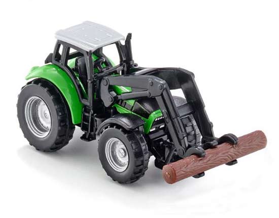Mini Scale Kids SIKU 1380 Green Diecast Log Truck Toy