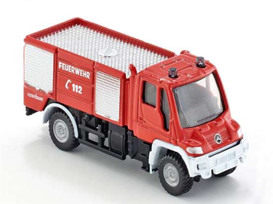 Red Kids SIKU 1068 Diecast Mercedes Benz Unimog Fire Truck Toy