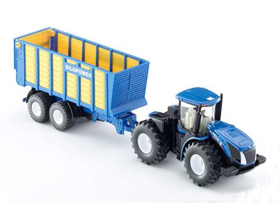 Blue 1:50 SIKU 1947 New Holland Tractor Diecast Farm Truck Toy