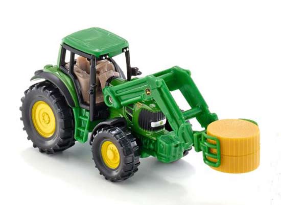 Kid Green Mini Scale SIKU 1379 Diecast Tractor With Gripper Toy