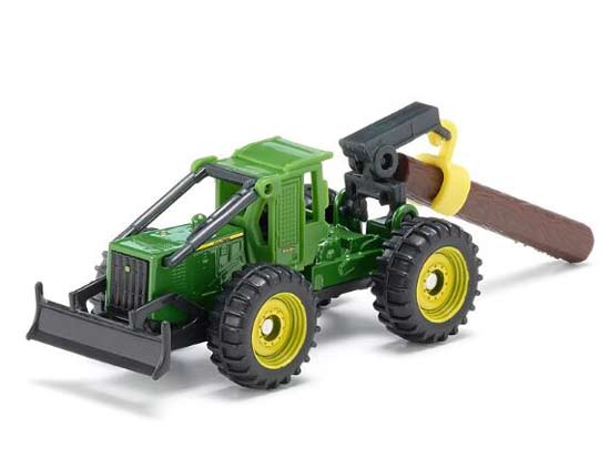 Mini Scale Green Kid SIKU 1480 Diecast John Deere Log Truck Toy