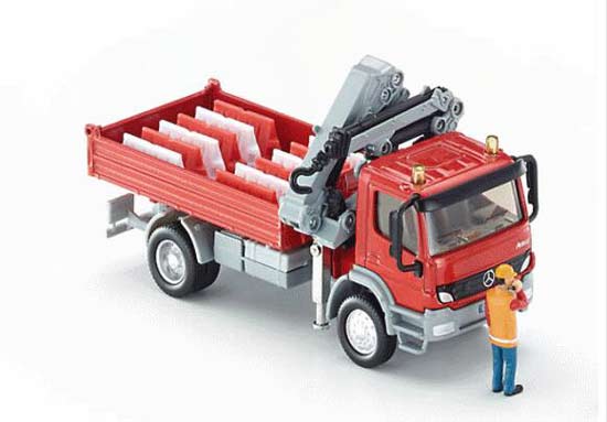 Kids Red 1:50 Scale SIKU 3534 Diecast Mercedes Benz Crane Toy