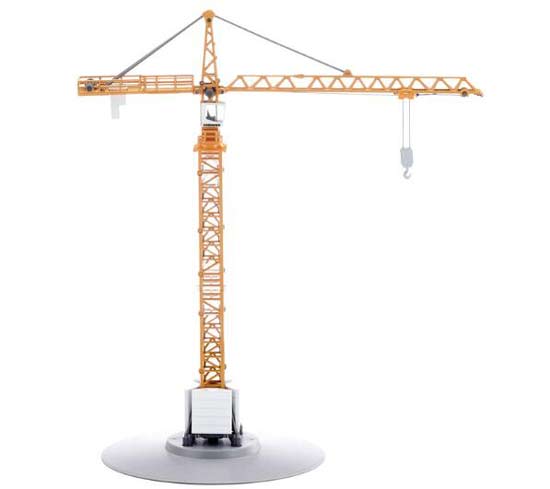 Kids Yellow 1:87 Scale SIKU 1899 Diecast Tower Crane Toy