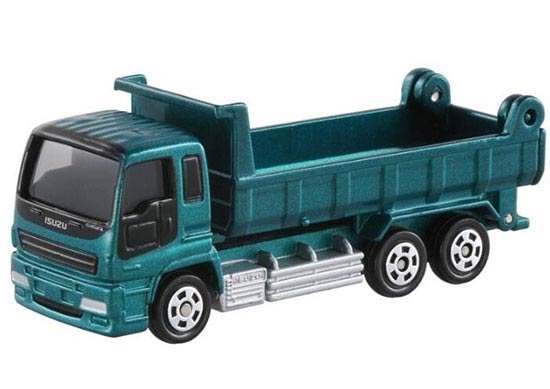 Kids Green Tomica NO.76 Diecast Isuzu Giga Dump Truck Toy