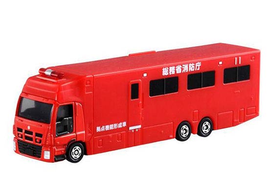 Kids Tomica NO.137 Red Diecast Isuzu GIGA Fire Engine Truck Toy