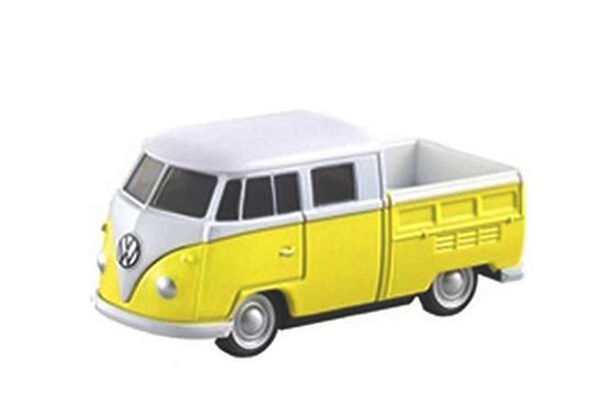 1:65 Scale Yellow Diecast Volkswagen T2 Pickup Truck Toy