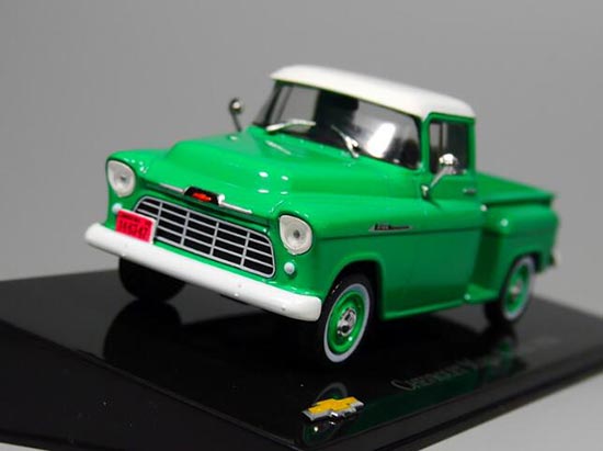 Green Diecast Chevrolet Marta Rocha 1956 Pickup Truck Model