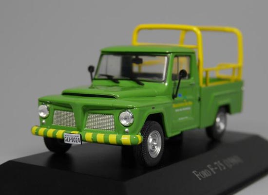 Green 1:43 Scale IXO Diecast Ford F-75 1980 Pickup Truck Model