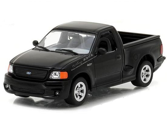 Black 1:43 Scale Diecast 1999 Ford F-150 SVT Pickup Truck Model