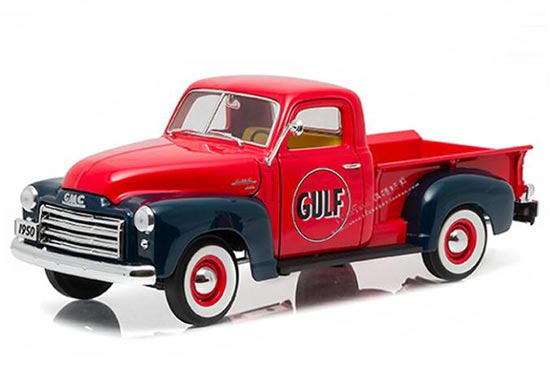 1:18 Scale Red Diecast 1950 GMC Pickup Truck Model