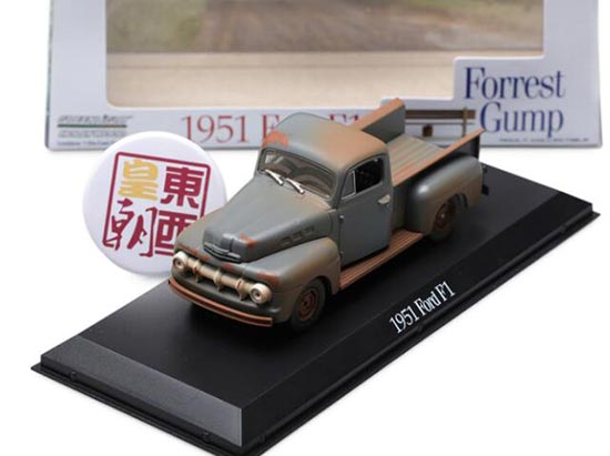 1:43 Scale Greenlight Diecast 1951 Ford F-1 Pickup Truck Model