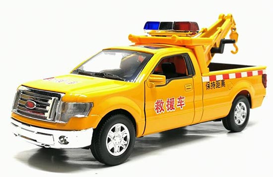 Red / Yellow / White Kids Diecast Tow Truck Toy
