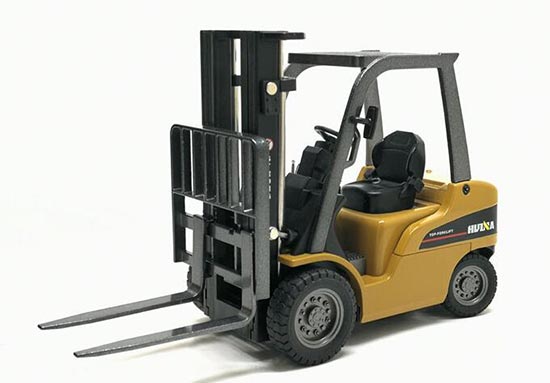 Kids Yellow 1:50 Scale Diecast Forklift Truck Toy