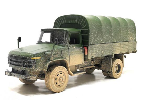 1:36 Army Green Kids Muddy Diecast Jiefang CA141 Truck Toy