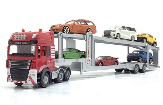 1:50 Scale Kids Diecast Car Carrier Transport Truck Toy